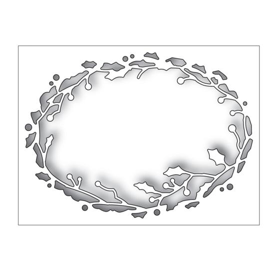 Vine Frame Ring Kovové vyřezávací raznice DIY Scrapbook Emboss Paper Cards Photo Craft