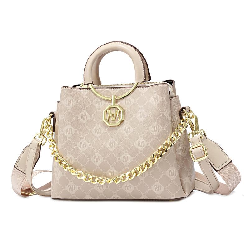 2025 new niche portable bucket bag fashionable versatile soft leather messenger bag