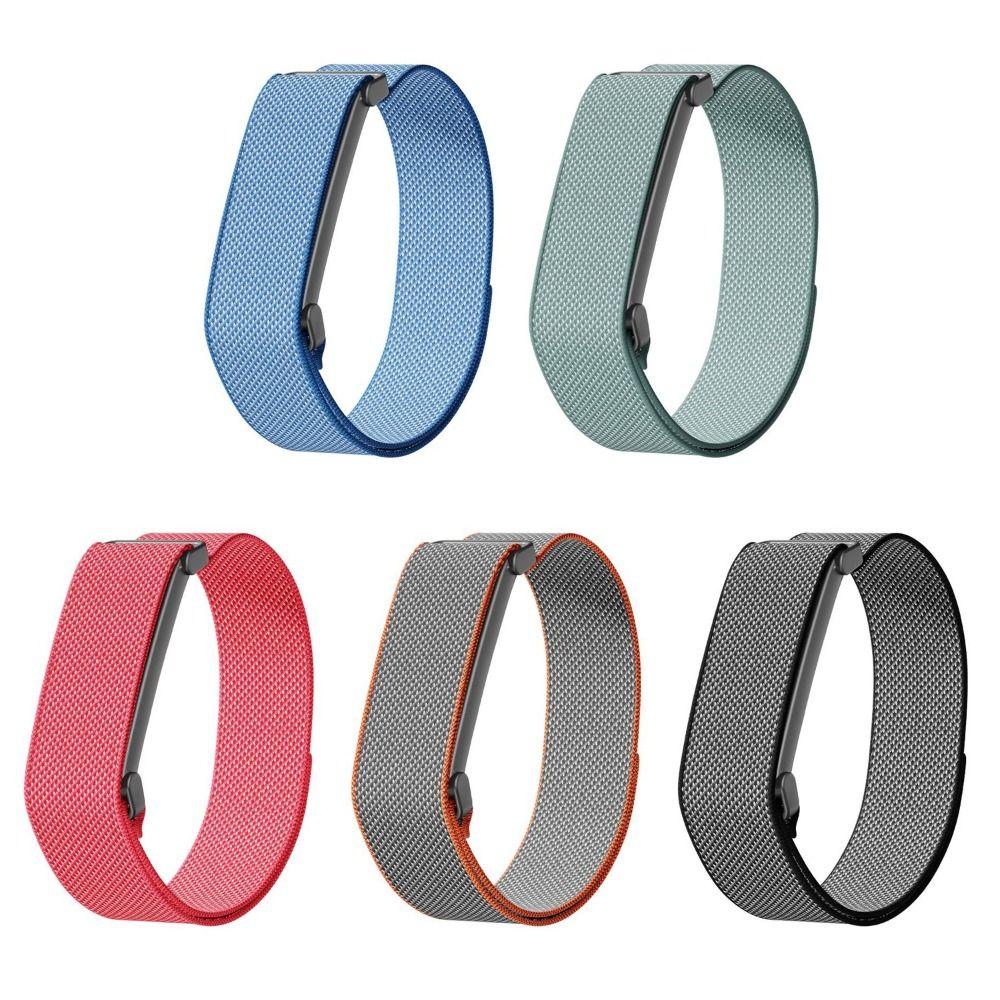 Breathable Nylon Loop Band Adjustable Wristband Sport Strap for Google Fitbit Air Fitness Tracker