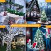 100M 1000 LED Christmas Garland Lights with Remote Green Wire LED Fairy Light Waterproof for Outdoor Holiday Party Decor