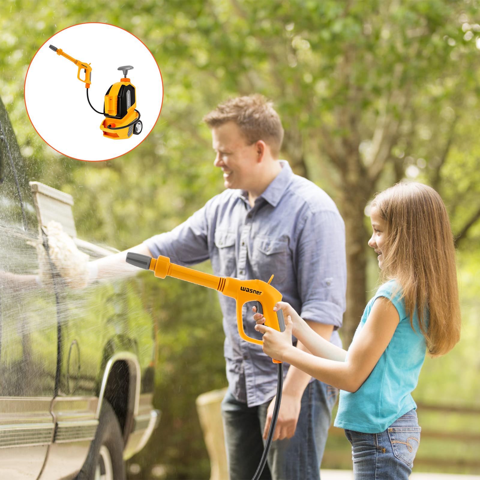 Детская игрушка-автомойка для малышей, игрушка для мытья машины, детская игрушка для мытья машины, игрушка для ролевых игр с жёлтый