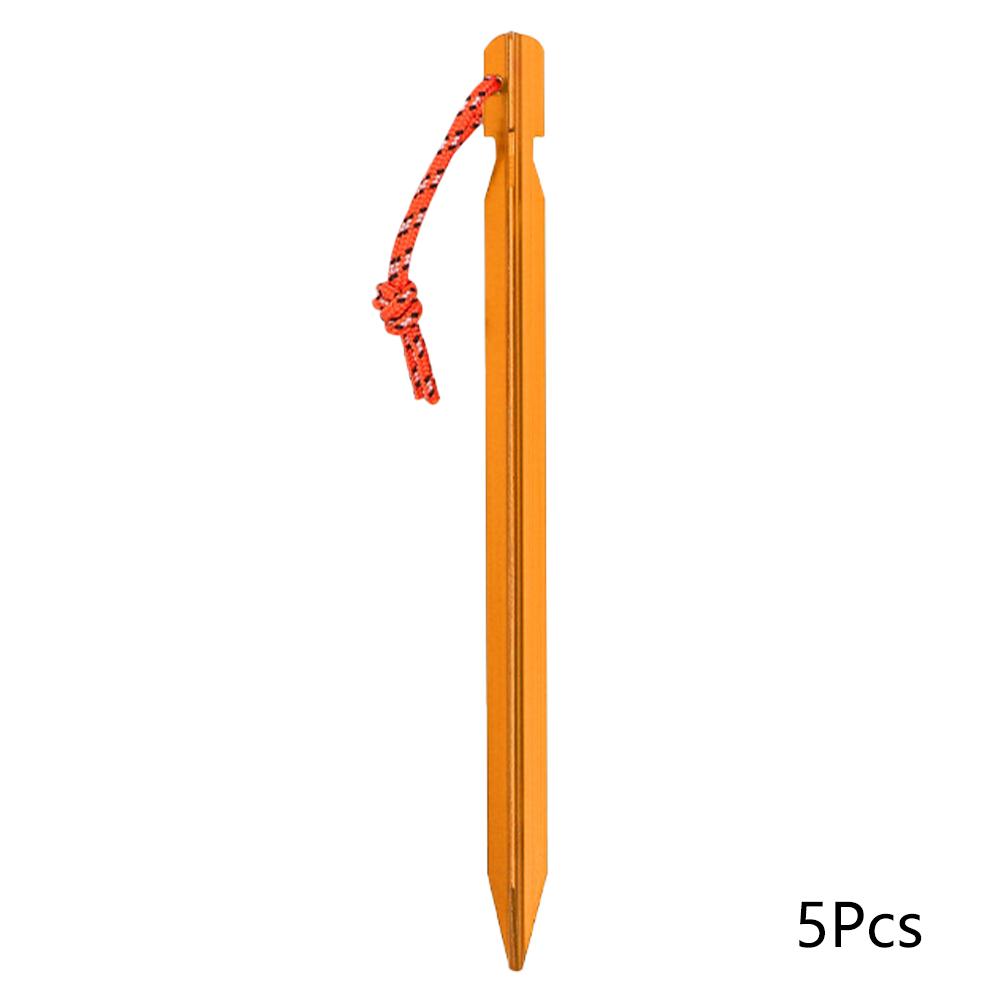 5/10Pcs 18cm Aluminum Alloy Tent Takes Pegs Heavy Duty Travel Outdoor Camping Accessories Tarp Ultralight Nails Ground Peg