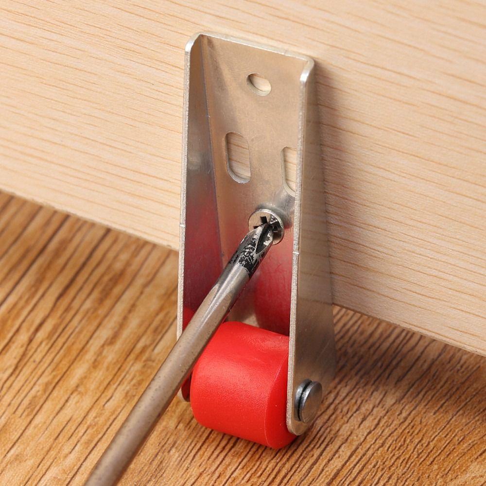 Mobile Furniture Caster Silent Door Support Moving Wheel New Pulley for 1/2Pcs