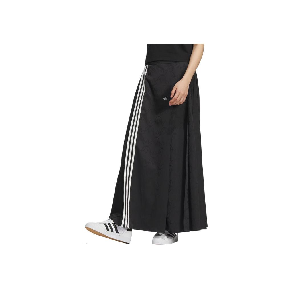 Adidas Originals Comfortable Soft Skin-Friendly Fashion Casual Long Skirt Women Skirts Black KB6397