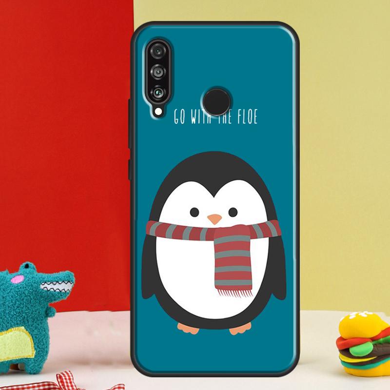 Penguin For Huawei Nova 12s 12i 11i 8i 9 10 SE Y91 Y90 Y60 Y70 Y72 Y61 P20 P40 P30 Lite P60 Pro Case