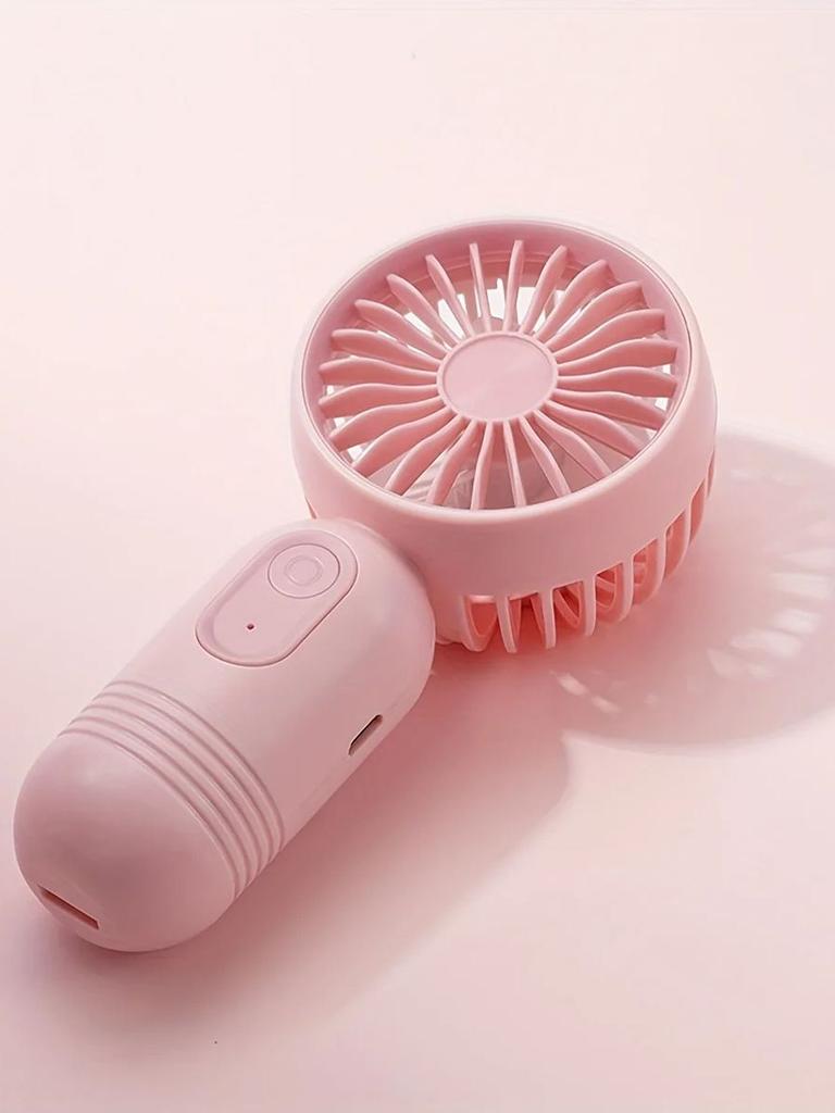 1pc Portable USB Charging Mini Fan - Suitable for High-speed Office, Travel, and Outdoor Use