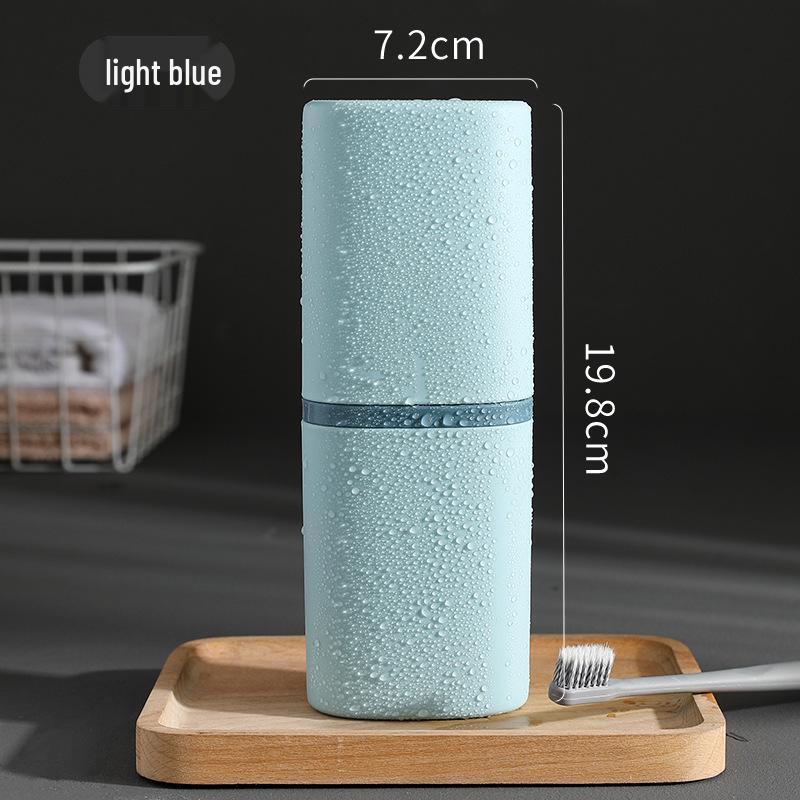Portable Travel Toothbrush Storage Box and Cup Set