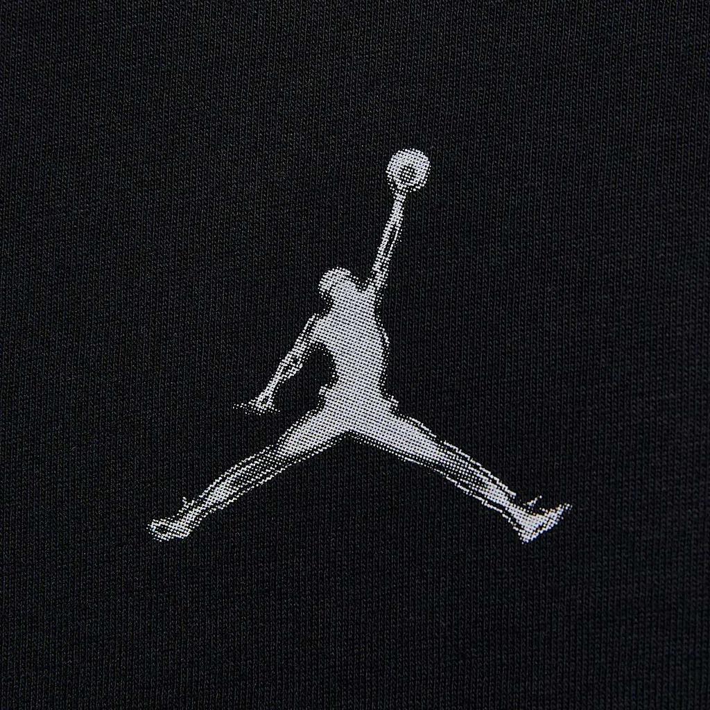 Jordan Sport Dri-FIT Logo Quick-Dry Crew Neck T-Shirt Men Tops Black White HJ2398010