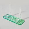 Useful Clear Acrylic Display Easels Rack Water Ripple Beautiful Plate Holder Stand Fashion Bracket Home Decor New