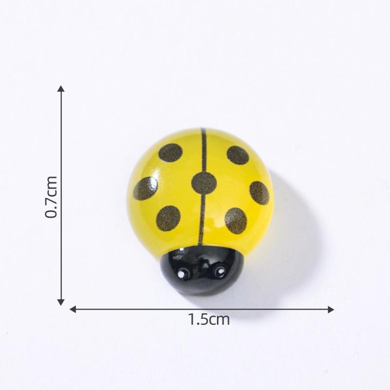 Luminous Little Ladybug Cute Grain Garden Landscape Decoration Blind Bag AccessoryMicro-landscape Small Ornament