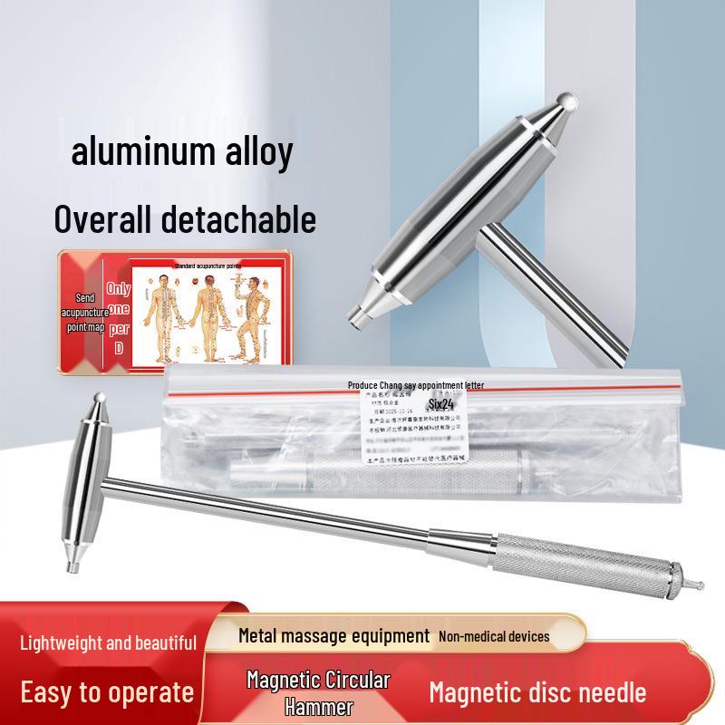 Magnetic Plum Blossom Needle: Round, Nine-Needle, Yuan, Therapy Hammer - 1 Piece.