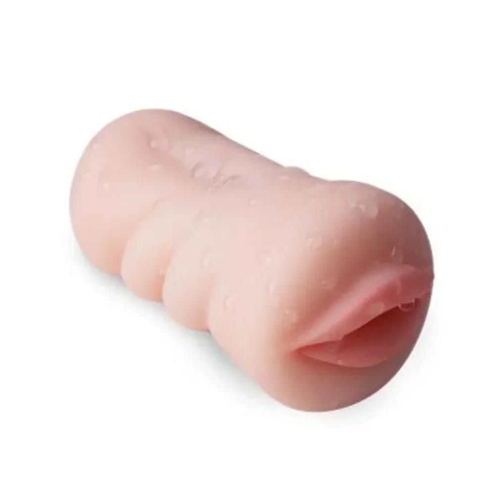 Male Masturbation Cup - Realistic 3D Lips TPE Experience, 18+ Aircraft Cup, Adult Sex Toy for Men