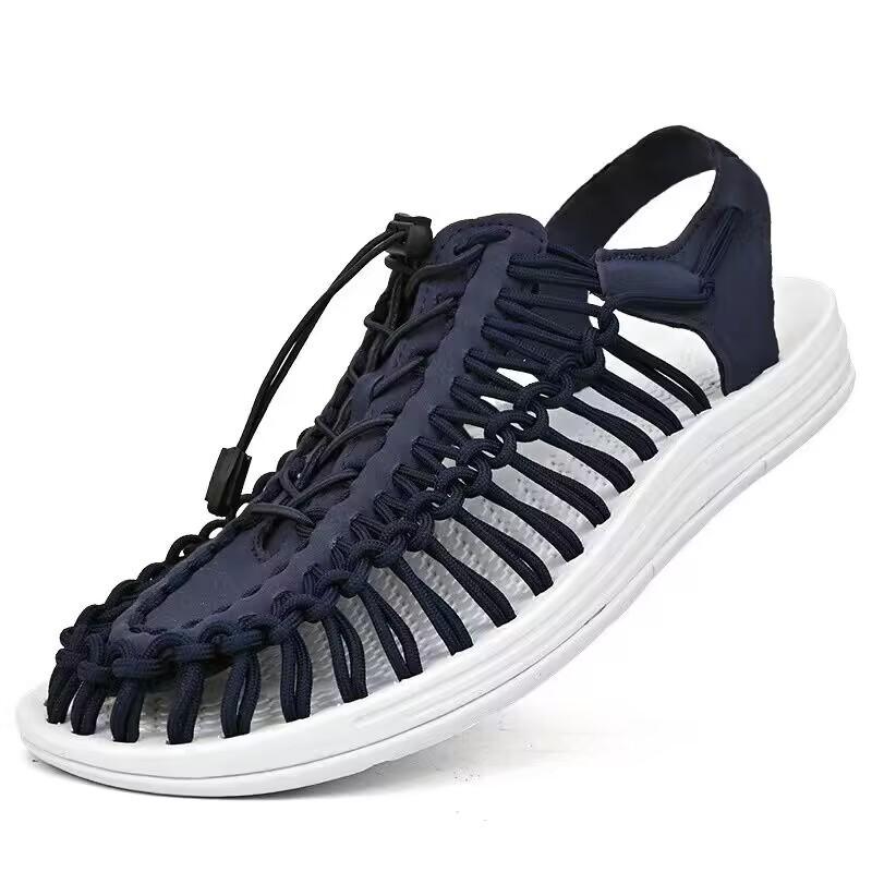 Summer Sandals Thai Woven Sandals Men's Sandals Casual Sandals Beach Shoes Thailand Vietnam Roman Sandals Women