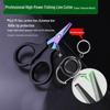 Compact Foldable Stainless Steel Fishing Scissors: Multi-functional for PE Line, Lead Sheet, and Line Ends