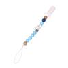 Cute Cartoon Animal Silicone Baby Pacifier Clips Wood Beads Soother Chew Teethers Toys Dummy Safe Teething Pacifier Chains Gifts