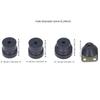 Compact Chainsaw Buffer Kit Black AV Buffer Mounts Durable Buffer Bracket Set for STIHL 028