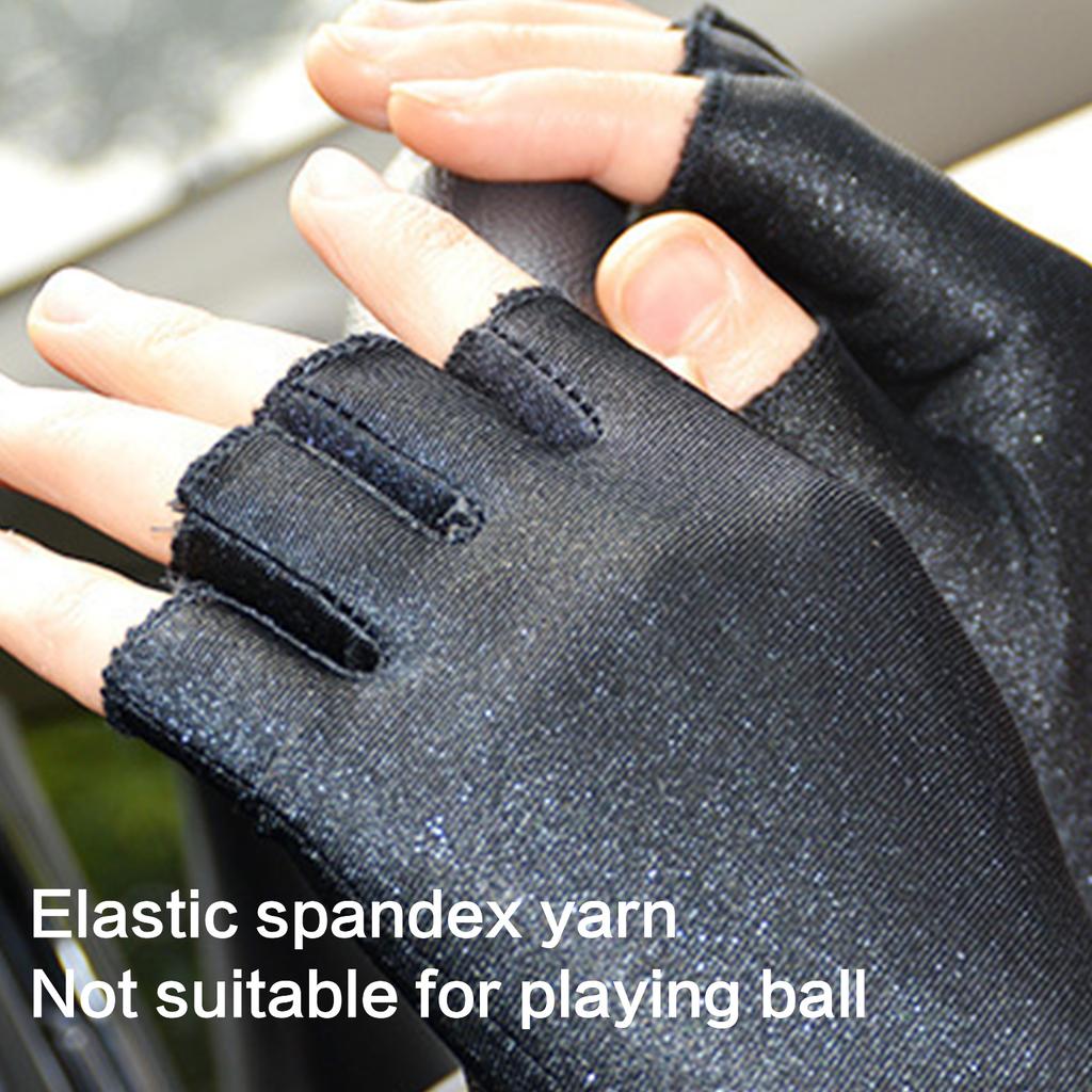 Sunblock Fingerless Gloves for Women Outdoor Activity Wrist Length Driving Gloves Light Weight Fingerless Sunblock Glove