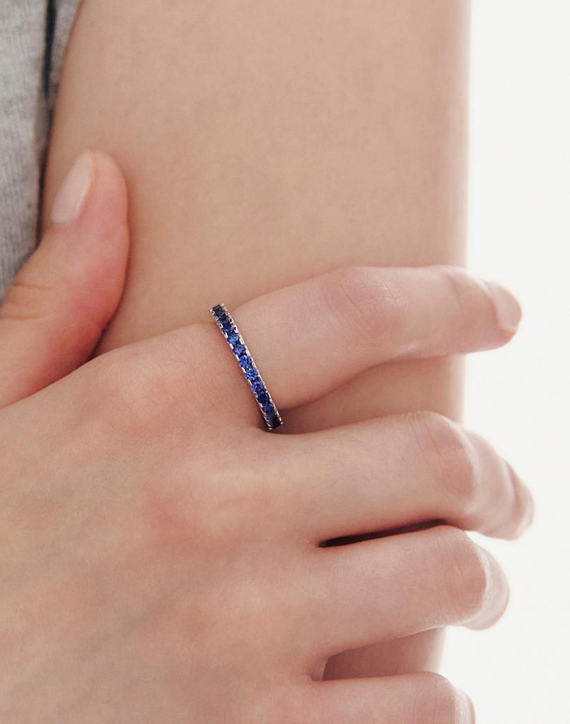 Hyeres Lor Essence Silver (W) Lace Tennis Ring M Neo Sapphire Hl4R66448W9