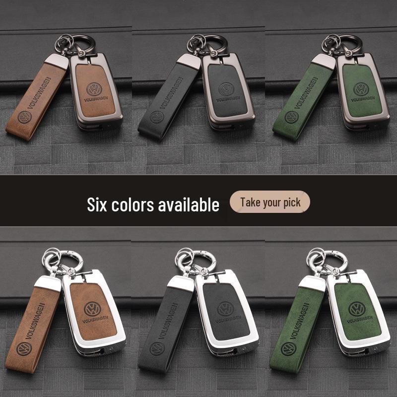 Volkswagen Car Key Case for Tiguan, Santana, Sagitar, Lavida, Bora, Polo, Golf 8, Tayron