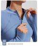 Lulu Women's Quick-Dry Yoga Jacket: Long Sleeve Cardigan for Running, Cycling, and Fitness - Perfect for Autumn and Winter