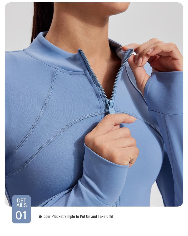 Lulu Women's Quick-Dry Yoga Jacket: Long Sleeve Cardigan for Running, Cycling, and Fitness - Perfect for Autumn and Winter