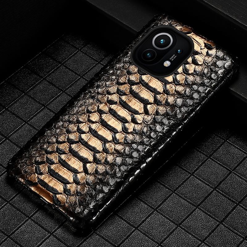 Genuine Leather Phone Case for Xiaomi Poco X7 Pro F7 Ultra F7Pro X7Pro Shockproof  Half-pack Protection Back Cover