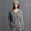 Women's Cashmere Knitwear: Solid Color Loose Fit for Autumn/Winter