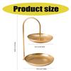 Multifunctional Double Layer Fruit Plate Household Fruit Display Holder Fruit Bowl Suitable for Any Interior Decors
