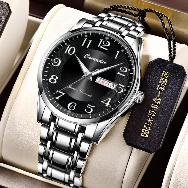 Watch Men's Double Calendar Quartz Watch Business