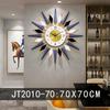 Fashion Iron Art Clocks Luxury Wall Clock Simple Living Room Wall Clock Creative Home Decoration Reloj De Pared Wall Decor
