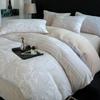 Milk Fleece Four-piece Set, Thickened Carved Fleece, Bed Sheet Quilt Cover, Bed Three-piece Set