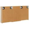 Bathroom Cabinet Set 3 Pcs 126 X 16 X 62.5 Cm Engineered Wood