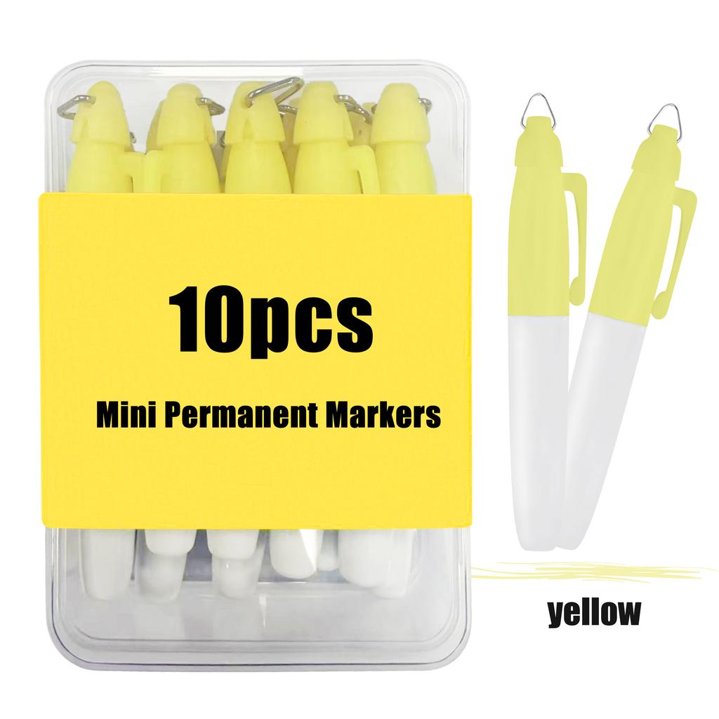 10 szt. Marker do golfa Marker specjalny jest wodoodporny, nie blaknie łatwo i jest łatwy do przenoszenia