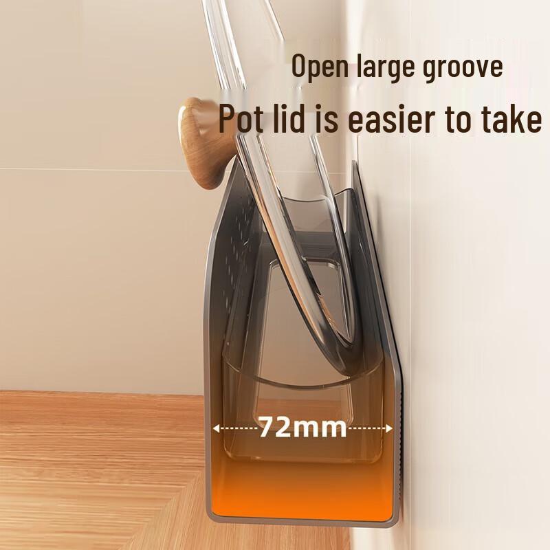 ecoco Wall-Mounted Pot Lid & Utensil Holder