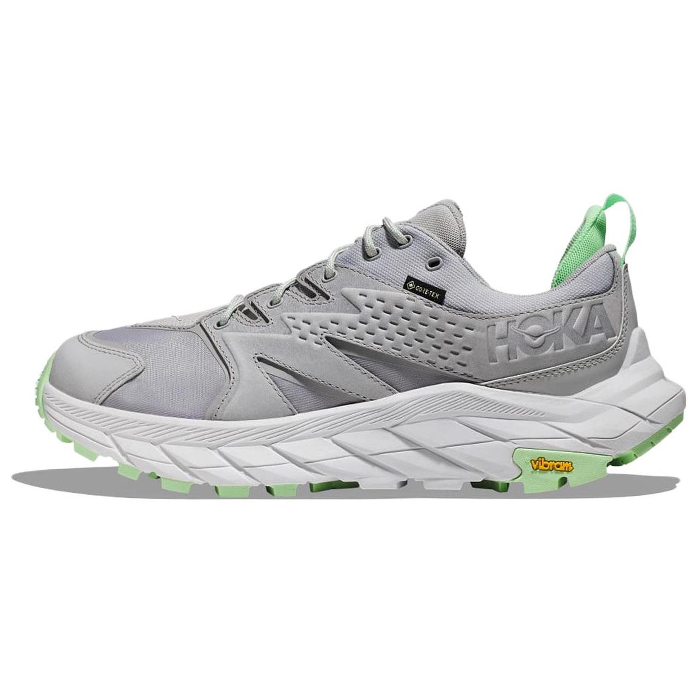 HOKA ONE ONE Anacapa Low GORE TEX Harbor Mist Lime Glow 1136670-HMLG 35⅓