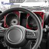 Carbon Fiber Speedometer Frame Sticker Compatible with Suzuki Jimny JB64 JB74 2019-2025 LHD RHD Interior Trim