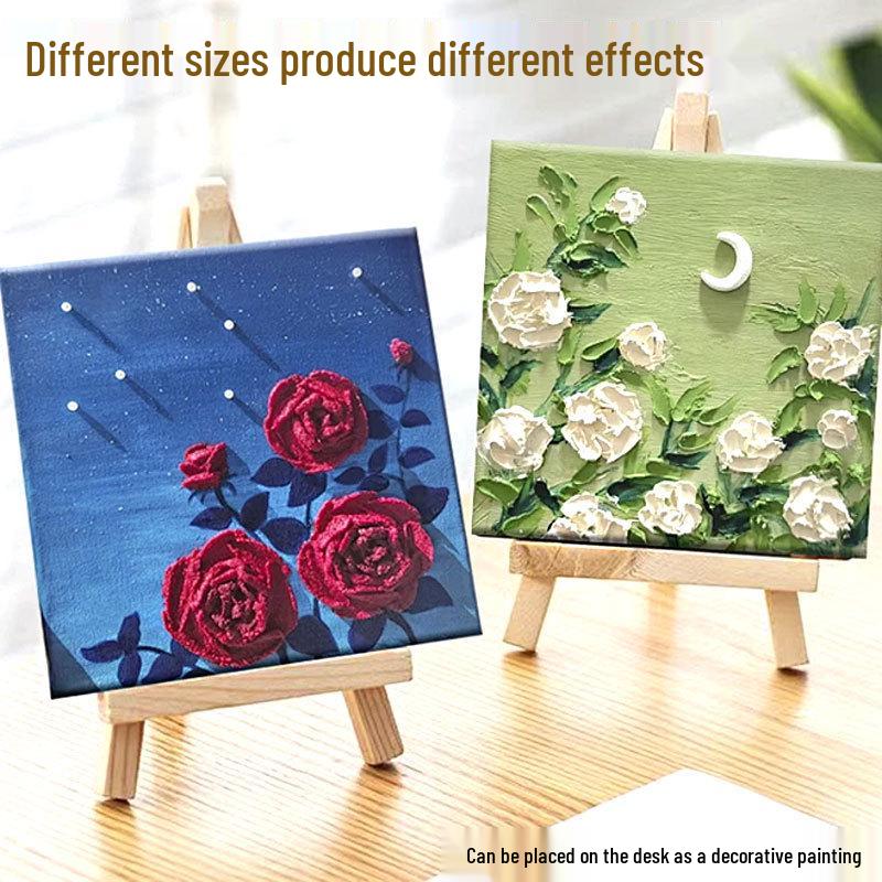 Pure Cotton Canvas Oil Painting Frame: Solid Wood Acrylic Watercolor Board for Art Students
