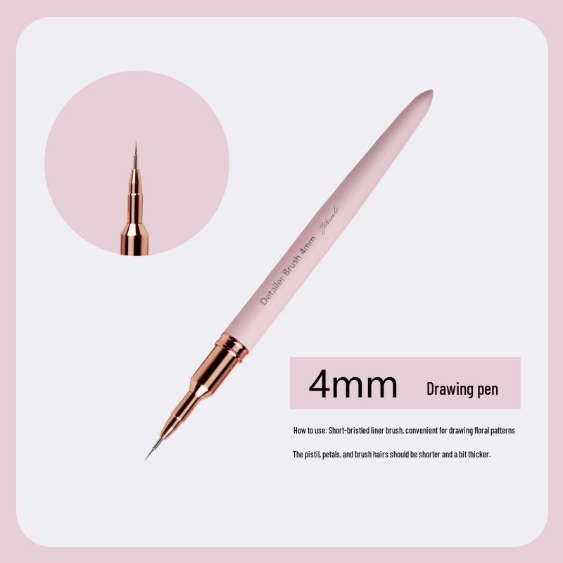 YiHuaLe Japanese Fine Liner Pen Set - 5 Pieces for Nail Art, Drawing Flowers, Silk Pulling, and Makeup.