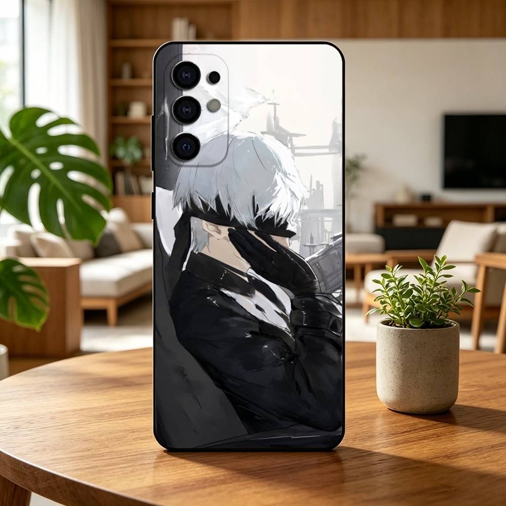 Game NieR A-Automata 2B 9s Phone Case For Samsung S25,S24,S21,S22,S23,S30,Ultra,S20,Plus,Fe,Soft Silicone Black Cover