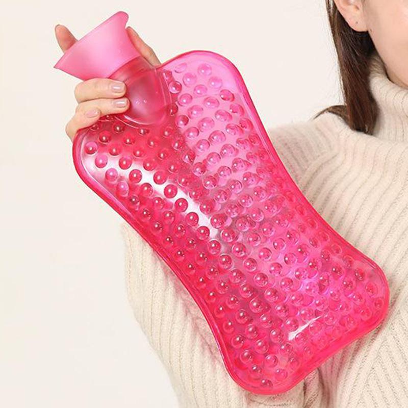 Hot Water Bag Pain Relief Hot Pack Period Cramp Relief Bag for Period Cramp 2L Hot Compress Neck Shoulder Stomach Warm Water Bag