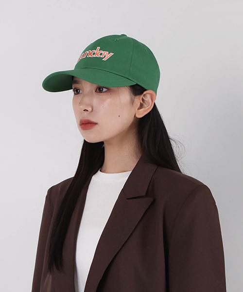 SUNDAY HOBBY CLUB Sunday Vintage Logo Curve Cap - Vintage Green