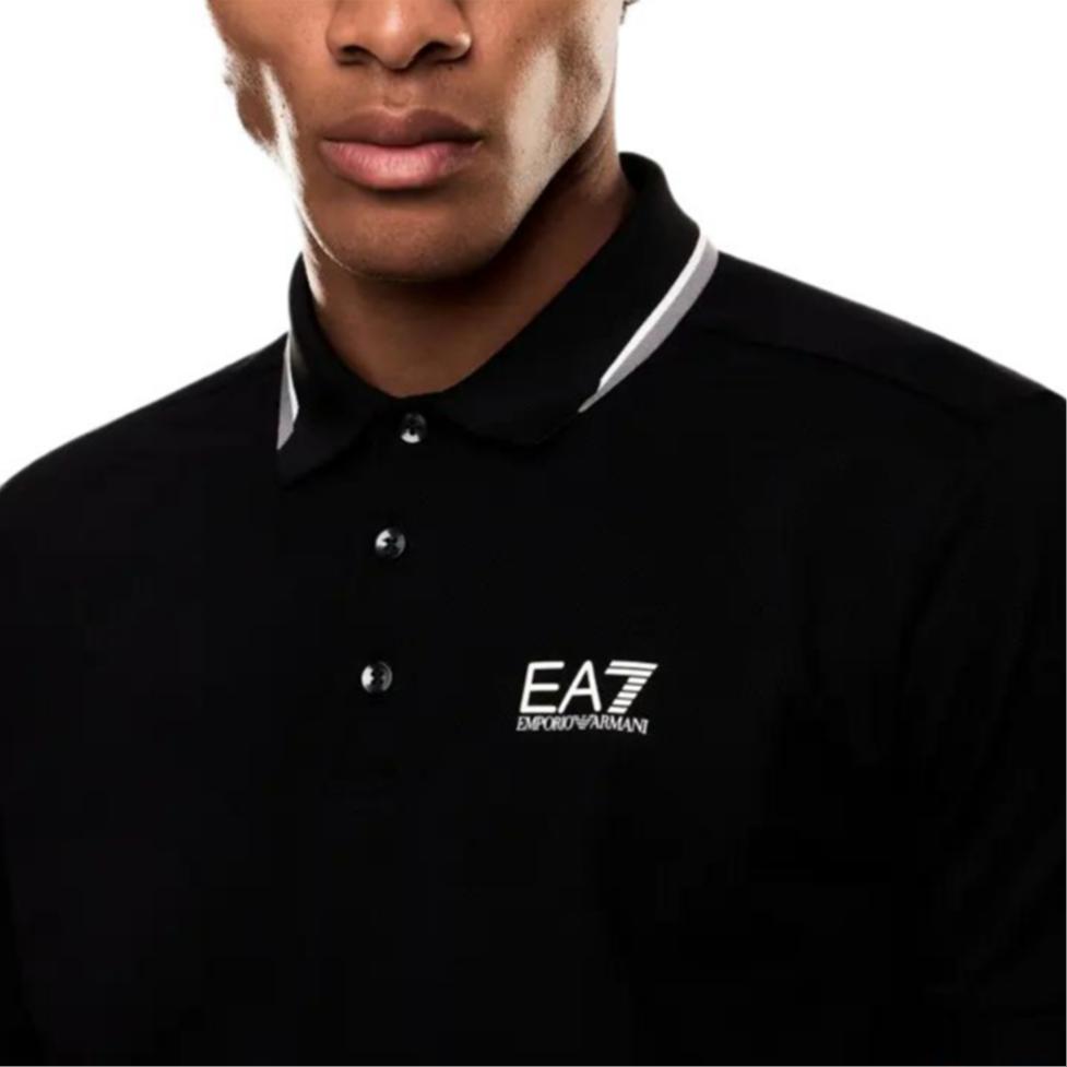 Emporio Armani EA7 SS26 Polo Sportiva Casual a Blocchi di Colore a Manica Corta Uomo top 7M001604-AF13511-UC001