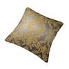 Greek Key Ornate Floral Baroque Black Silver And Gold Pillowcase Soft Cushion Cover Decor Pillow Case Cover Car Square