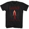 Carrie Drip Black Tshirt Summer Unisexs And Womens Loose And Breathable Cotton Tshirt