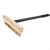 Long Pizza Oven Brush Aluminum Alloy Handle Grill Cleaner Barbecue Brushes for Campings