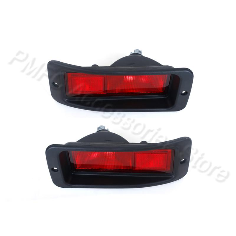 Left Right Rear Bumper Reflector Brake Light Tail Lamp Rear Fog Light For Mitsubishi Pajero MONTERO Sport 1999-2008 For Car