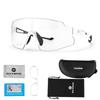 Photochromic Cycling Glasses with UV 400 UVA and UVB Filters, White