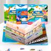 Children'S Early Education Puzzle Magic Static Sticker Animal Traffic Cognition Repeatedly Paste Jelly Book Paper Toy
