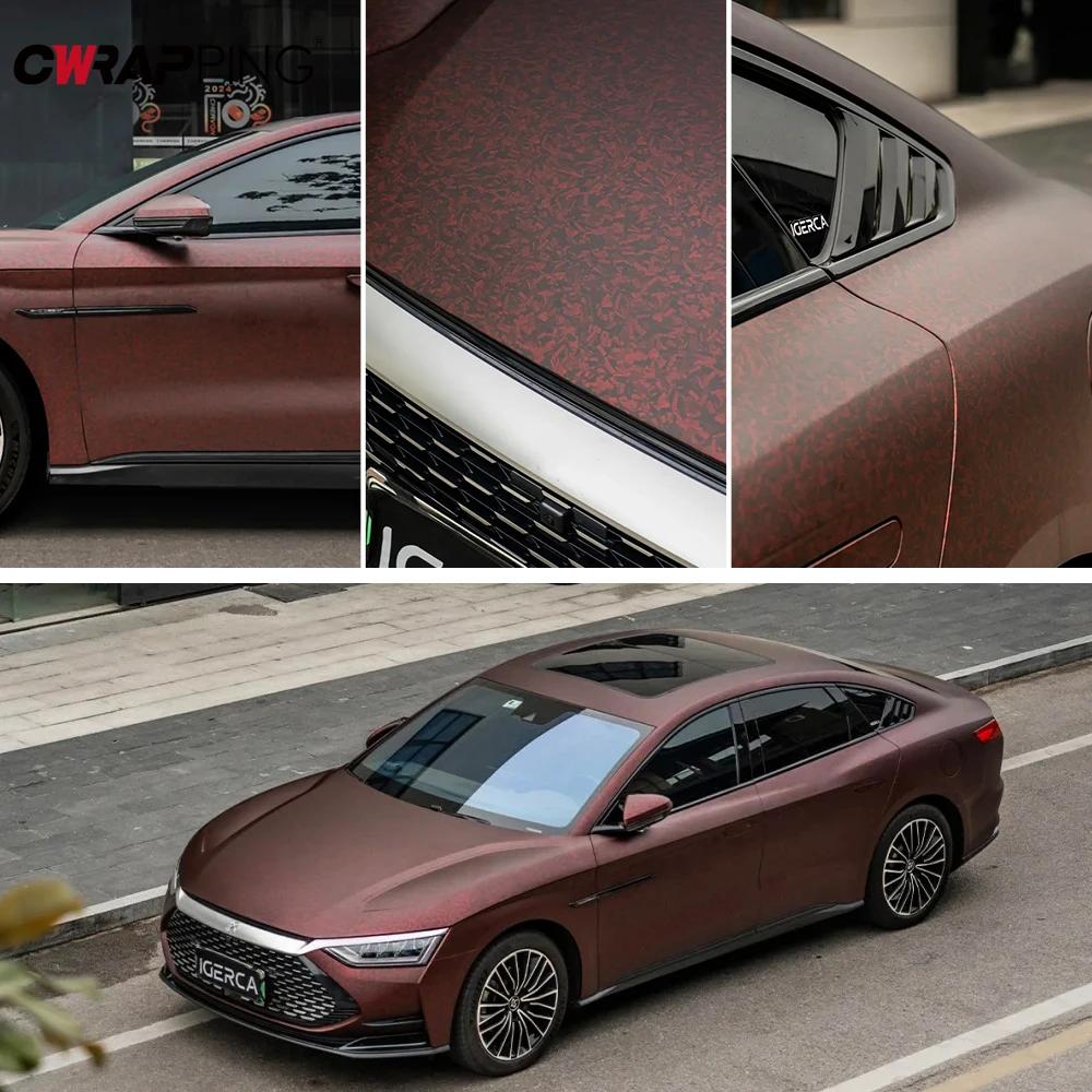 Forged Carbon Vinyl Wrap Car Stickers Waterproof Auto Body Films for Motorcycle Car Laptop Hood Trunk DIY Decoration Accessories