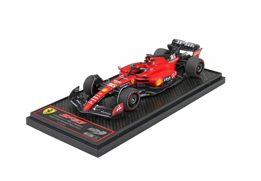BBR 1/43 Ferrari SF-23 Belgian GP 2023 #16 Charles Leclerc